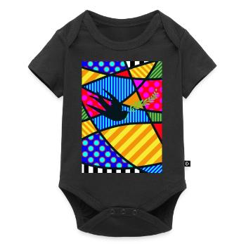 Lucky Swallow - Baby Premium short-sleeve bodysuit - black - Front