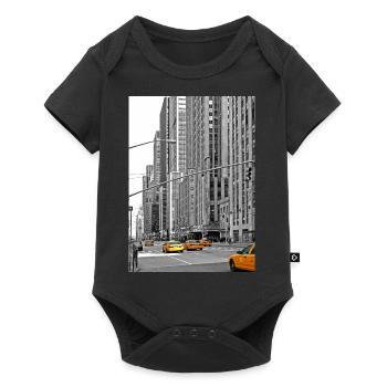 NYC Yellow Cabs Radio City - Body à manches courtes Premium Bébé - noir - Devant