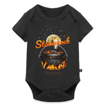 Dutch Oven Sternekoch - Baby Premium Kurzarmbody - Schwarz - Vorne