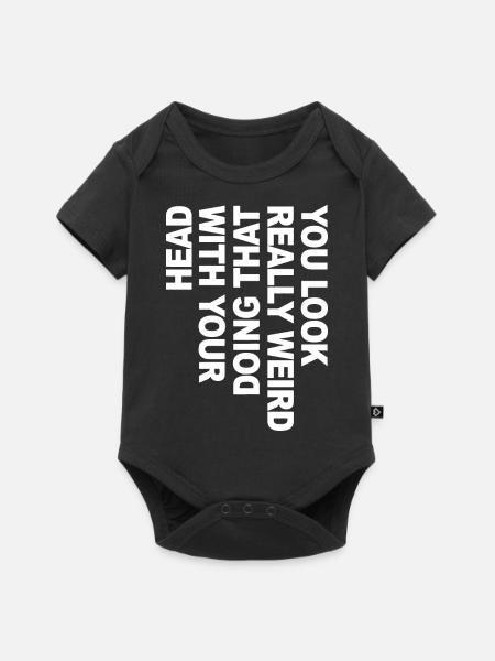 Drôle - Body à manches courtes Premium Bébé - noir