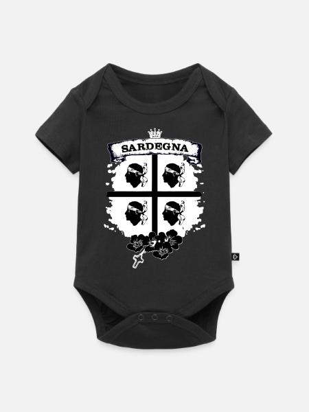 Sardaigne - Body à manches courtes Premium Bébé - noir