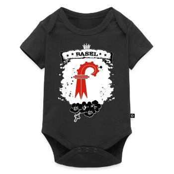 Canton de Bâle - Body à manches courtes Premium Bébé - noir - Devant