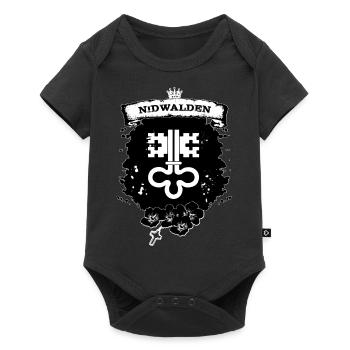 Nidwalden - Baby Premium Kurzarmbody - Schwarz - Vorne
