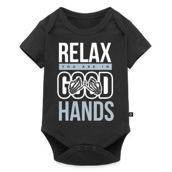 physiotherapy - Baby Premium short-sleeve bodysuit - black - Front