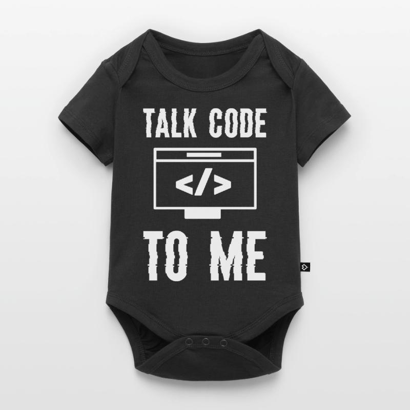 Codierung Programmierung Talk Code To Me Baby Premium Kurzarmbody