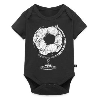 Football Mondial Vintage Footballer - Body à manches courtes Premium Bébé - noir - Devant