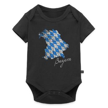 Bayern - Baby Premium Kurzarmbody - Schwarz - Vorne