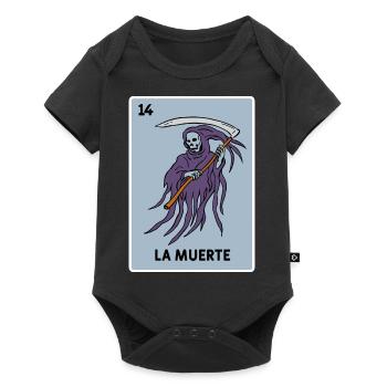 La Muerte Lottery Gift - Mexican Lottery La Muerte - Baby Premium Kurzarmbody - Schwarz - Vorne