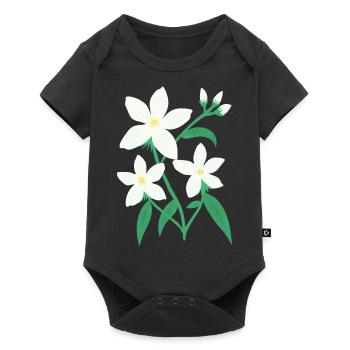 Jasmine - Baby Premium short-sleeve bodysuit - black - Front