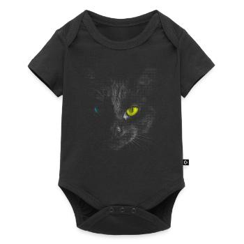 Black cat - Baby Premium short-sleeve bodysuit - black - Front