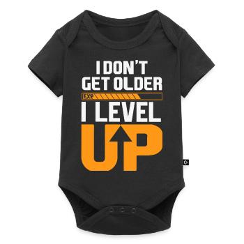 I Don t Get Older I Level Up - Baby Premium short-sleeve bodysuit - black - Front
