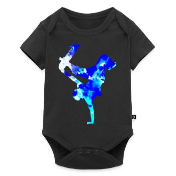Skateboard Skateboarden Skater Skateboarder Herren - Baby Premium Kurzarmbody - Schwarz - Vorne