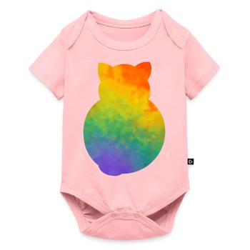 Pride Kitty - Baby Premium short-sleeve bodysuit - rose - Front