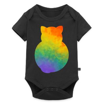 Chaton de fierté - Body à manches courtes Premium Bébé - noir - Devant