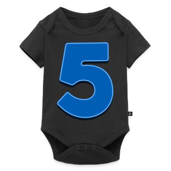 5 - Baby Premium short-sleeve bodysuit - black - Front