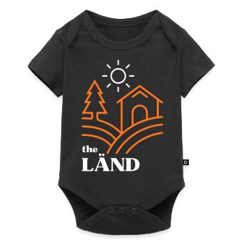 The Länd - Baby Premium Kurzarmbody - Schwarz - Vorne