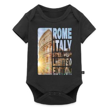 Rome Rome Italy City Skyline Home Love - Baby Premium short-sleeve bodysuit - black - Front