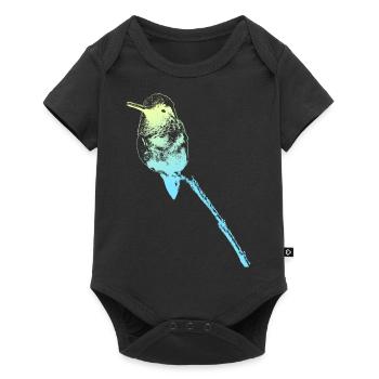 Hummingbird Bird Animal Birds colorful Hummingbirds Nature - Baby Premium short-sleeve bodysuit - black - Front