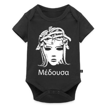 Medusa Art ancien Tête de Méduse avec des cheveux de serpent - Body à manches courtes Premium Bébé - noir - Devant