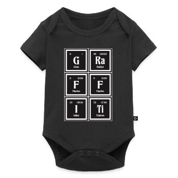 Graffiti | Periodic Table of Elements - Baby Premium short-sleeve bodysuit - black - Front