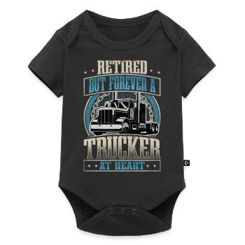 Truck Driver - Baby Premium short-sleeve bodysuit - black - Front