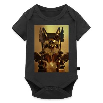 XList Golden Odin Viking God Édition Spéciale - Body à manches courtes Premium Bébé - noir - Devant