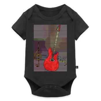 Guitare - Body à manches courtes Premium Bébé - noir - Devant