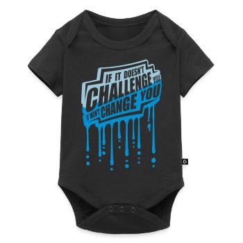 Workout Fitness Motivation Quote - Baby Premium short-sleeve bodysuit - black - Front