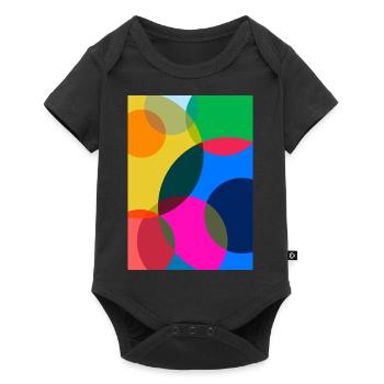 Abstract Painting - Baby Premium short-sleeve bodysuit - black - Front