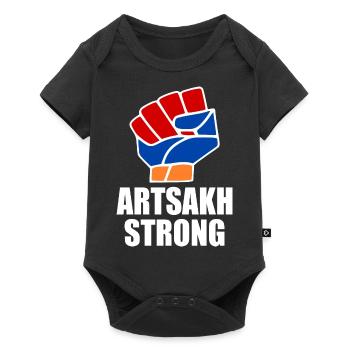 Artsakh strong - Body à manches courtes Premium Bébé - noir - Devant