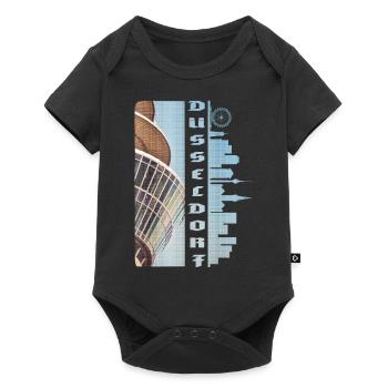 Düsseldorf Allemagne City Skyline Home Love - Body à manches courtes Premium Bébé - noir - Devant