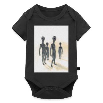 Aliens - Baby Premium short-sleeve bodysuit - black - Front