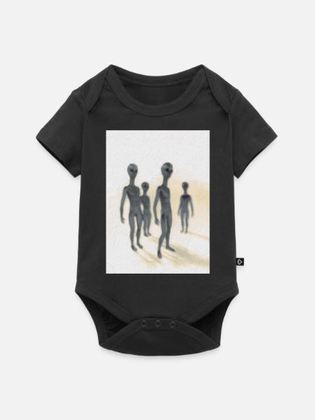 Aliens - Baby Premium short-sleeve bodysuit - black