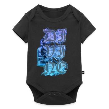 Divine Buddha Sacred Geometry Abstract - Baby Premium short-sleeve bodysuit - black - Front