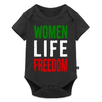 Women life freedom - Body à manches courtes Premium Bébé - noir - Devant