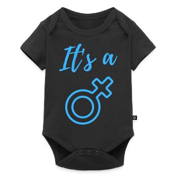 Baby Announcement Pregnancy - Boy - Surprise - Baby Premium short-sleeve bodysuit - black - Front