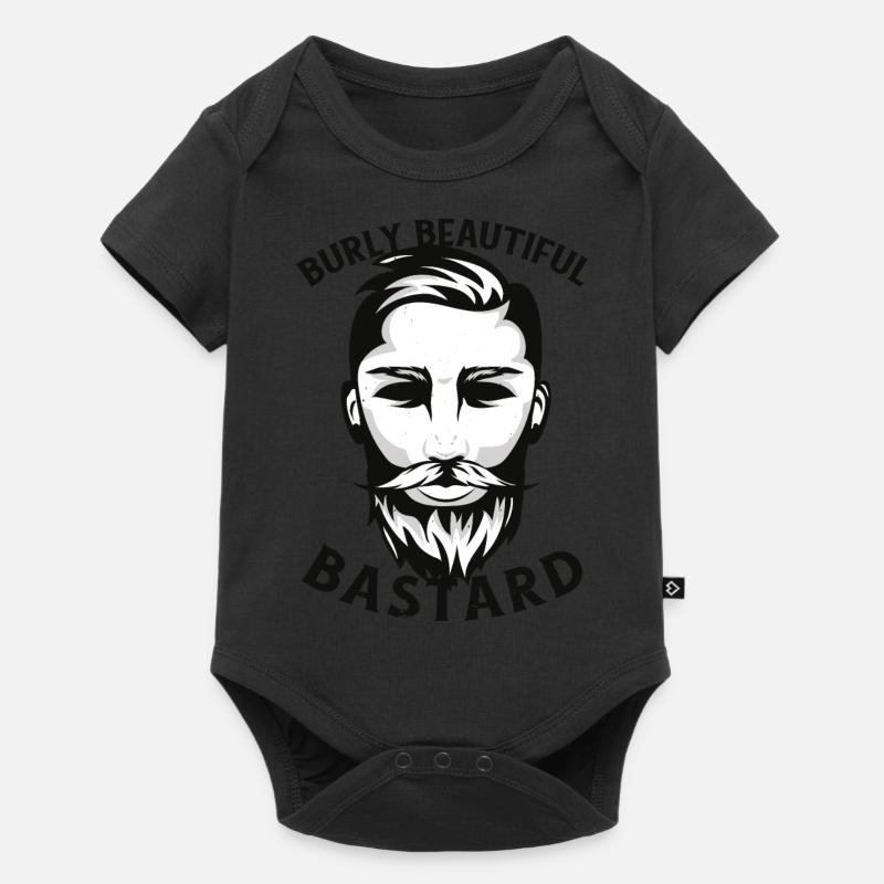 Kräftiger Bart Bastard Kräftiger Bart Bastard Insp - Baby Premium Kurzarmbody - Schwarz