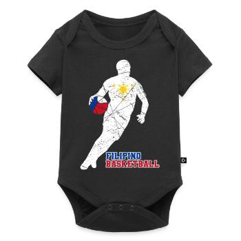 Philippines Filipino Flag Basketball I Gift - Baby Premium short-sleeve bodysuit - black - Front