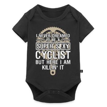 Cyclist Never Dreamed - Baby Premium short-sleeve bodysuit - black - Front