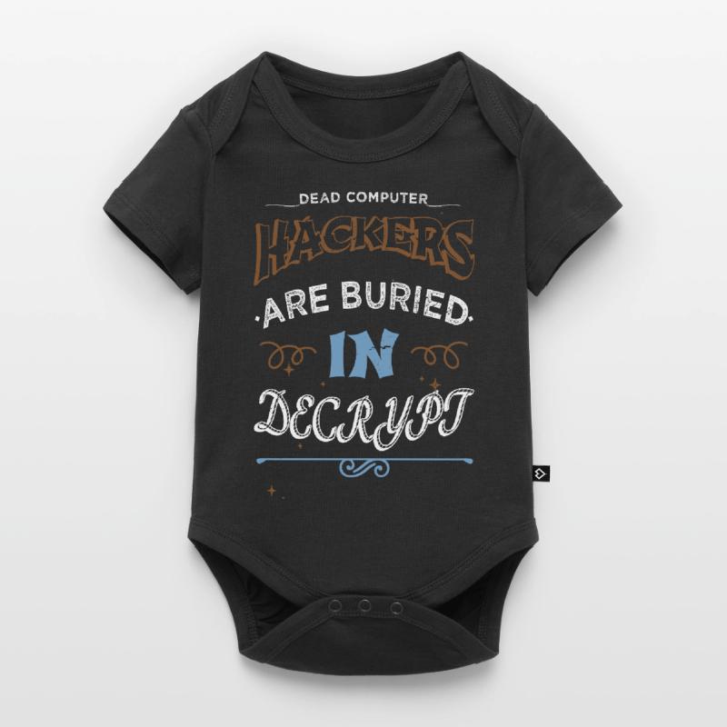 hacker fans computer funny equestrian hacking code Baby Premium Kurzarmbody