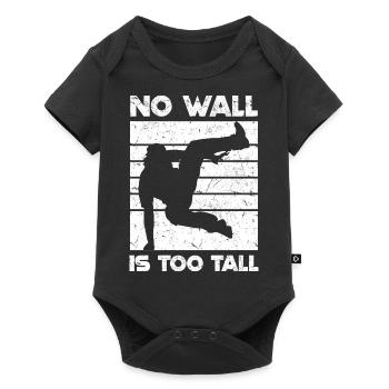 Dictons de Parkour | Idées cadeaux de sports freerunning - Body à manches courtes Premium Bébé - noir - Devant