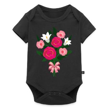 Florist Flower Plant Nature Gardener - Baby Premium short-sleeve bodysuit - black - Front
