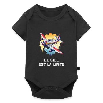 Le ciel est la limite - Body à manches courtes Premium Bébé - noir - Devant