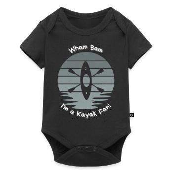 Wham Bam je suis un fan de kayak! - Body à manches courtes Premium Bébé - noir - Devant