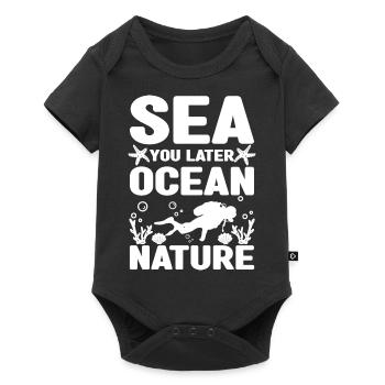 Marine Biology Profession | Marine Biologist Gift Idea - Baby Premium short-sleeve bodysuit - black - Front