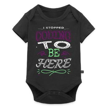 birthday present present idea computers father - Baby Premium Kurzarmbody - Schwarz - Vorne