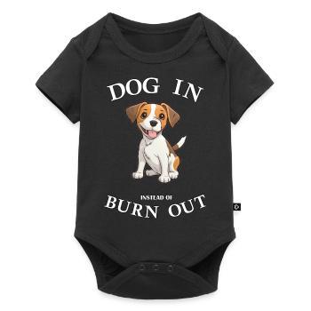 Dog Office Office Dog Dog Owner Puppy Work Job - Baby Premium short-sleeve bodysuit - black - Front
