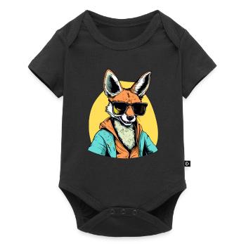 Dro le chacal - Body à manches courtes Premium Bébé - noir - Devant