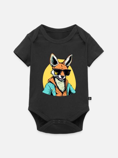 Dro der Schakal - Baby Premium Kurzarmbody - Schwarz