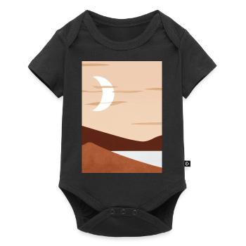Nacht der abstrakten Desserts - Baby Premium Kurzarmbody - Schwarz - Vorne